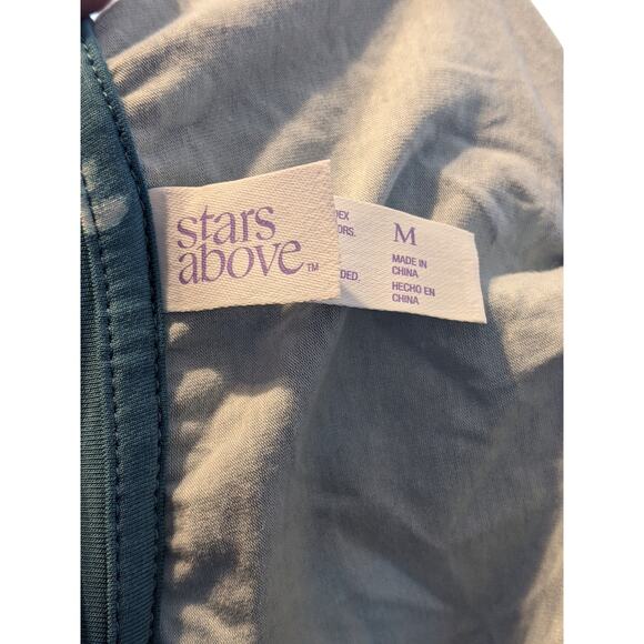 Stars Above Polka Dot Pajama Tank Top Blue M Beautifully Soft Pjs Sleeveless - Picture 3 of 6